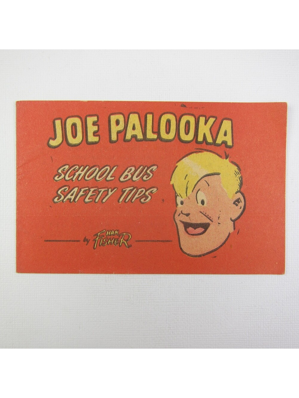Joe Palooka School Bus Safety Tips Comic Vintage 1950